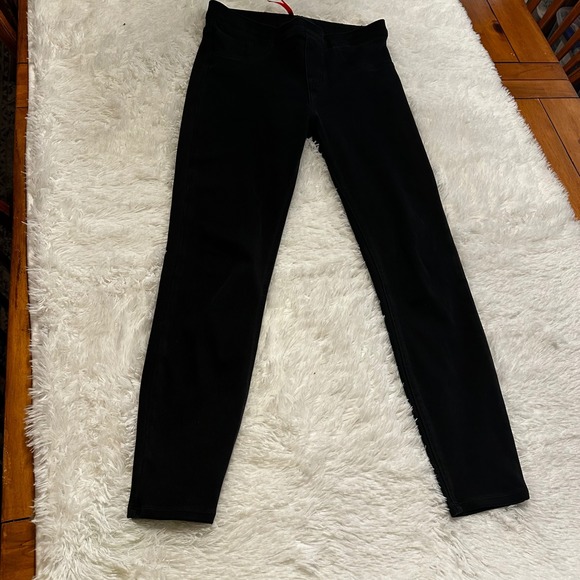 Spanx Ankle Jean-ish Leggings Black High Waist Slim Fit Pull On Pants Womens M - Picture 2 of 6